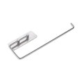 thumbnail image 1 of Cocina Sin Perforación Portarrollos De Papel Dispensador De Toallas De Cocina Estante De Almacenamiento Percha De Gabinete,Plata, 1 of 5
