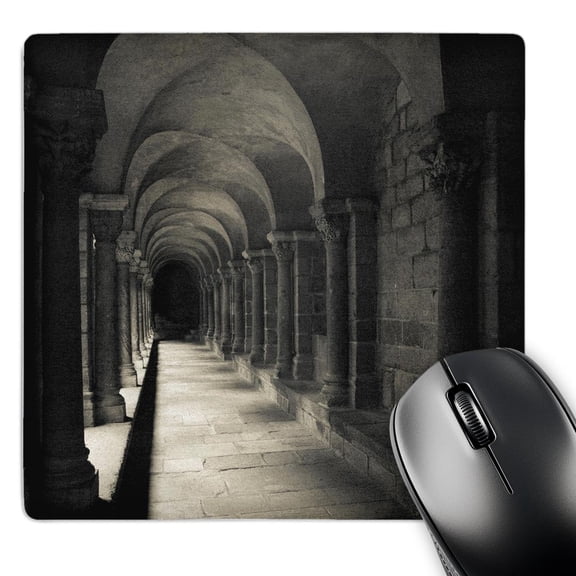3dRose, France, Auvergne, Cathedrale Notre-Dame, Cloisters - EU09 WBI2048 - Walter Bibikow, MousePad