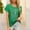 Green, variant on Runfenguu Oversized Graphic Tees For Women Womens Tees Loose Fits Women'S Casual Fashion Striped Printed T-Shirt Round Neck Short Sleeve Boho Top For Women