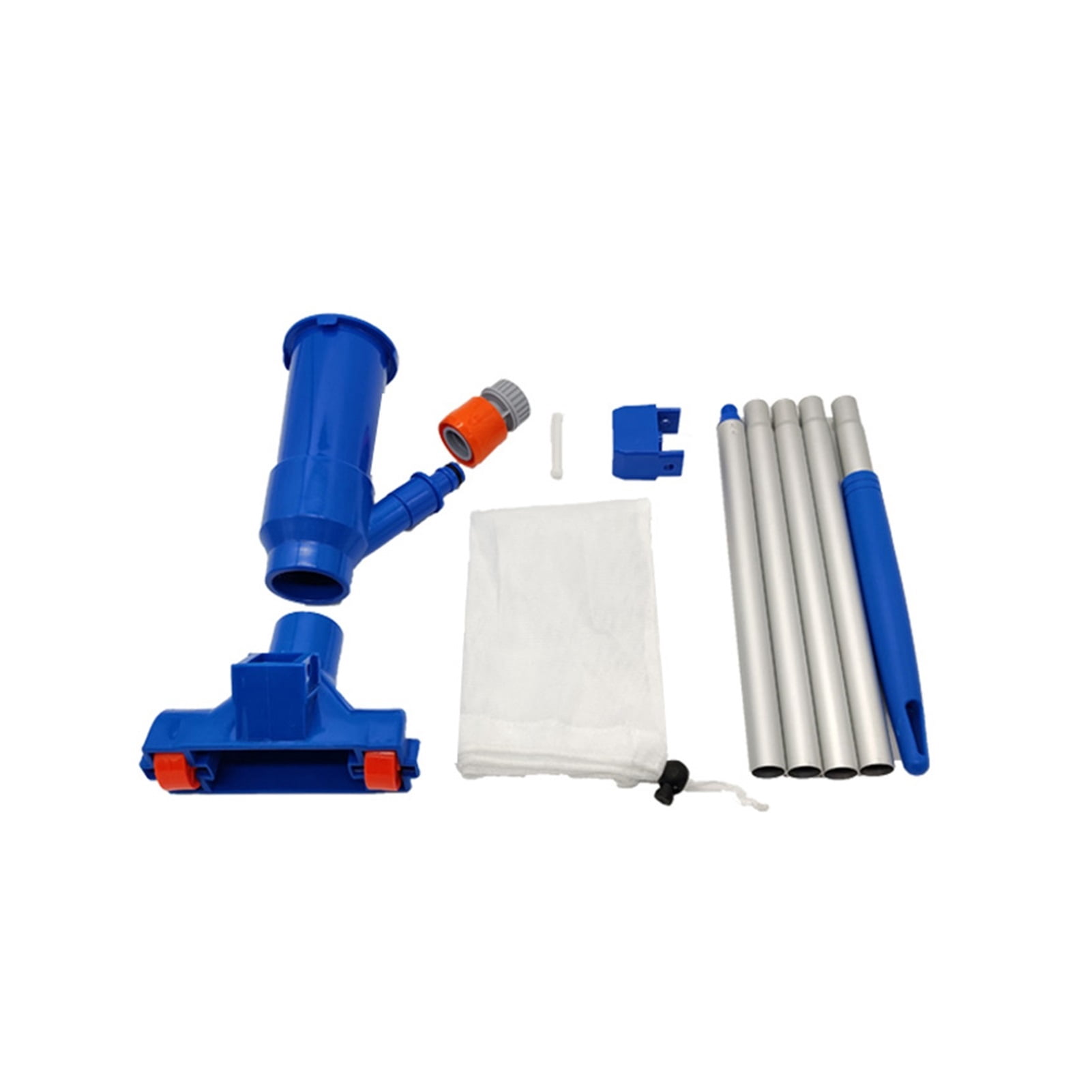 Outdoor Pool Vacuum Cleaning Kit Clean Pool Bottoms Net Pool Filter Swimming Pool Vacuum Cleaner Set Cleaning Skimmer Pool Tool ,Great Suction Power