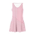 thumbnail image 6 of Yteetum Summer Dreeses for Women Oversized V Neck Sleeveless A-Line Elegant Dresses Sundress Casual Printed Loose Fits Lightwieght Comfy Beach Vacation Dress, 6 of 6
