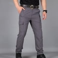 thumbnail image 2 of Men's Tactical Work Pants Stretch Wide Leg Loose Fit Quick-Dry Lightweight Casual Cargo Hiking Pants with Multi-Pockets, 2 of 4
