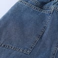 thumbnail image 6 of Coerni Girls Y2k Baggy Jeans Shorts Jorts Cute Teen Wide Leg Loose Denim Short Pants Fashion Summer Athletic Pull on Jean Shorts, 6 of 8
