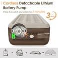 thumbnail image 3 of Colchón inflable VOSSER tamaño Twin con bomba recargable portátil, 3 of 9