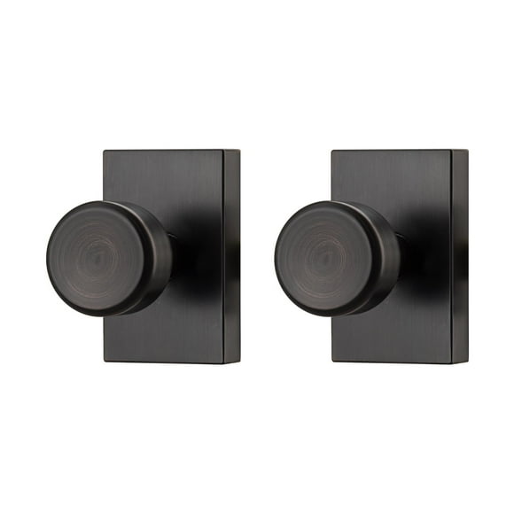 STARPY Aged Bronze Black Door Knobs Interior Door Handles for Closet Heavy Duty Door Knob Door Lever Dummy