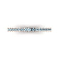 thumbnail image 1 of 0.57 ct Brilliant Round Cut Natural Aquamarine 18K Rose Gold Stackable Band SZ 4.25, 1 of 6