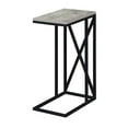thumbnail image 6 of Home Square Tucson C End Table in Gray Wood Finish with X Metal Frame - Set of 2, 6 of 6