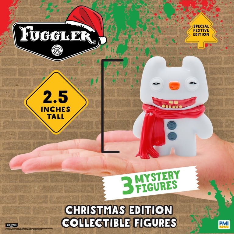 Fuggler Christmas Collectible Figures 10 Pack Deluxe Window Box