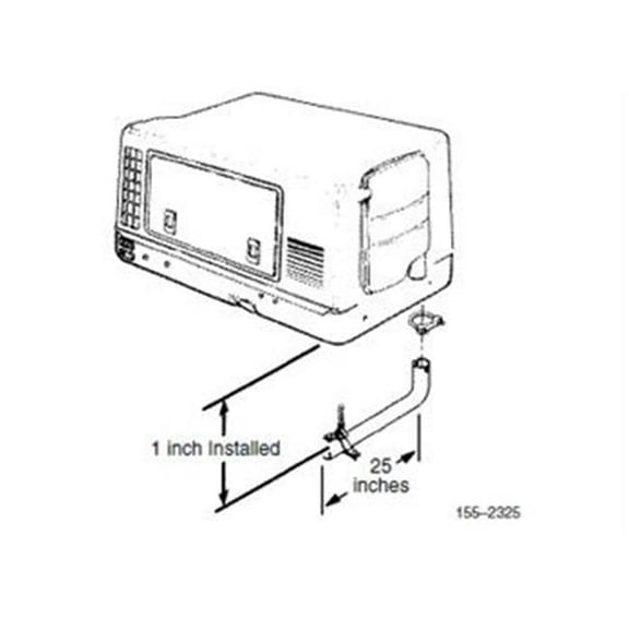 Cummins Nw 1552325 Onan Exhaust Tube Kit