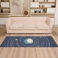 thumbnail image 2 of Yayeee Runner Rug for Bedroom 2'x6' Machine Washable Hallway Non Slip Mat, Beige Cat Planet, 2 of 8