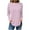 Hot Pink, variant on felwors Women's Striped Long Sleeve Tunic Top - Long Length Casual Sweatshirt Shirt Red, XXXL