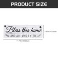 thumbnail image 2 of 2Pcs Rustic Wooden Wall Pendant Home Simple Hanging Decor Chic Wall Adornment, 2 of 5