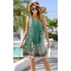thumbnail image 4 of Vestido ETCYY, vestidos de verano para mujer 2025, cuello en V, sin mangas, estampado floral, 4 of 8