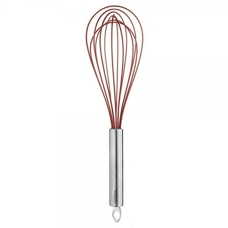 Cuisipro Silicone Piano Whisk 10 Red