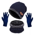 thumbnail image 1 of Bufanda, Gorro Y Guantes Tejidos Térmicos, 4 Uds., 1 of 8