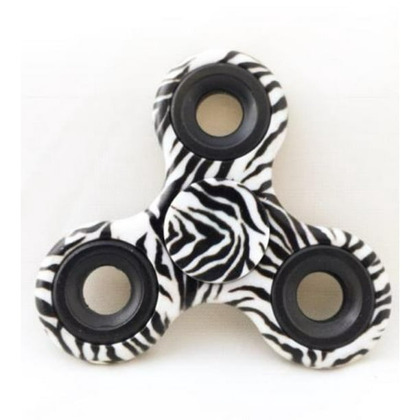 Cp Tri Hand Spinner Fidget Spinners Zebra Animal Print Design Toy Stress  Reducer Ball Bearing - May help with ADD, ADHD, Anxiety, and Autism Adult  Children 