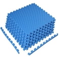 "BalanceFrom 1"" Thick Puzzle Exercise Mat, EVA Foam Tiles for MMA, Gym