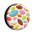 thumbnail image 1 of Bingfone Color Donut for Spare Tire Cover Weatherproof Universal Wheel Protectors for RV Camper Travel Trailer SUV Truck-16 inch, 1 of 6