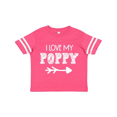 

Inktastic I Love My Poppy Arrow Gift Toddler Boy or Toddler Girl T-Shirt