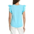 thumbnail image 2 of tyler böe womens  Juliette Top, m, Blue, 2 of 3