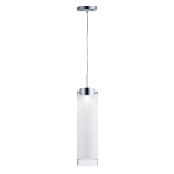Maxim 10196CLFTPC 6 in. Scope LED 12W Single Pendant Ceiling Light, Polished Chrome