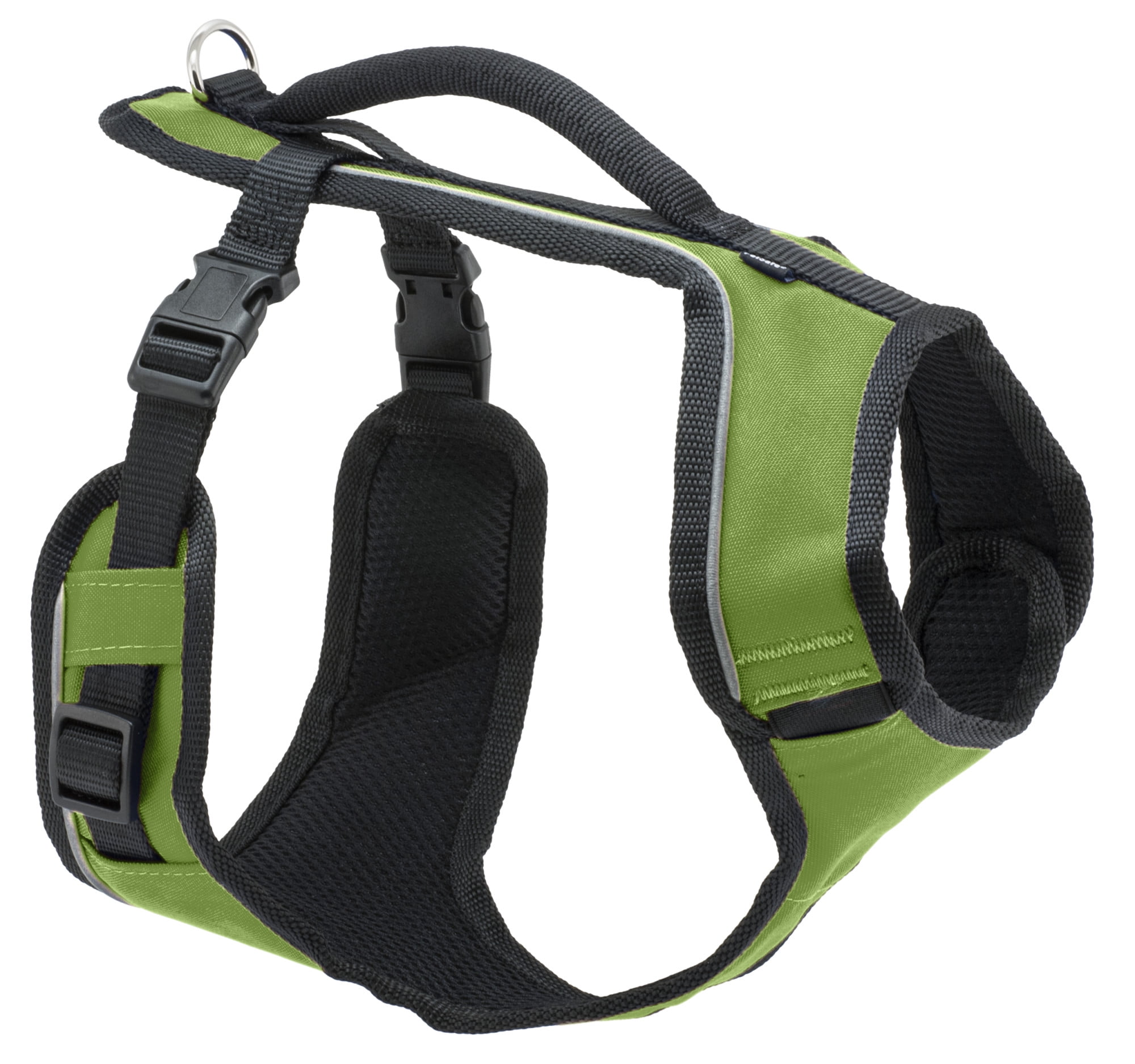 PetSafe EasySport Dog Harness, Adjustable, Padded with Handle, Reflective, Medium, Large, Green