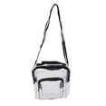 thumbnail image 3 of DEWIN PVC Bolsa de Mensajero Transparente Bolso de Hombro Transparente para el Trabajo Viajes de Negocios Hombres Mujeres, 3 of 5