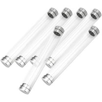 FONWILYO 6Pcs Pen Storage Tubes Clear Pencil Case Box for Business present Acrylic