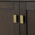 thumbnail image 5 of Water Creation Chestnut 72" Wood Double Bathroom Vanity in Brown/Satin Gold, 5 of 10