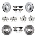 thumbnail image 1 of Transit Auto Front Rear Disc Brake Caliper Rotors and Semi-Metallic Pads Kit (10Pc) for Car Mazda 3 Sport KC8-100990P, 1 of 11