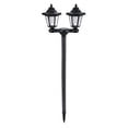 thumbnail image 2 of Teissuly Outdoor Post Lights Waterproofs Decorative Floor Lamp Vintage For Patio Garden Backyard Front/Back Door Two Post Headlights Solar Floor Lamps, 2 of 9
