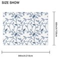 thumbnail image 3 of Rectangular Tablecloth 60x84 Inch – Waterproof Polyester Printed Table Cover, Wrinkle Resistant, Washable for Kitchen & Dining, Floral Flowers Theme, 3 of 6