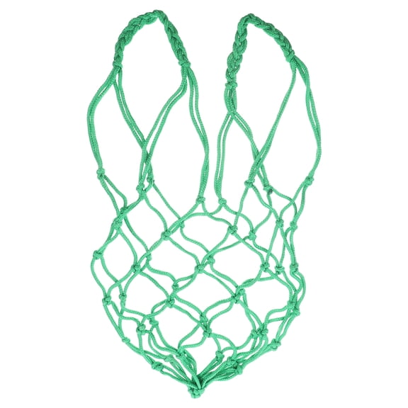 GAXIRE Goat Hay Feeder with Nylon Netting, Efficient Feeding Solution for Goats and Small Livestock, 1 Set Green