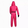 thumbnail image 2 of Money House cosplay costume Dali Dali mask red jumpsuit Halloween performance costume, 2 of 3