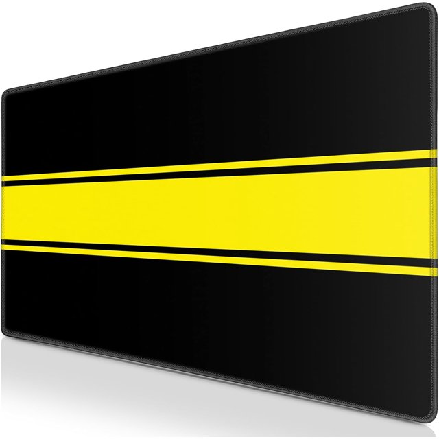 Large Extended Gaming Mouse Pad BlackYellow 31.5x15.7 Inch Full Desk Coverage with NonSlip Base Perfect for Gaming, Office, or Home 800x400mm Elevate Your Setup