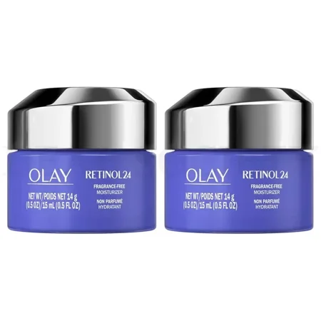 Regenerist Retinol 24 + Peptide Night Face Moisturizer - Lot of 2 (0.5oz )