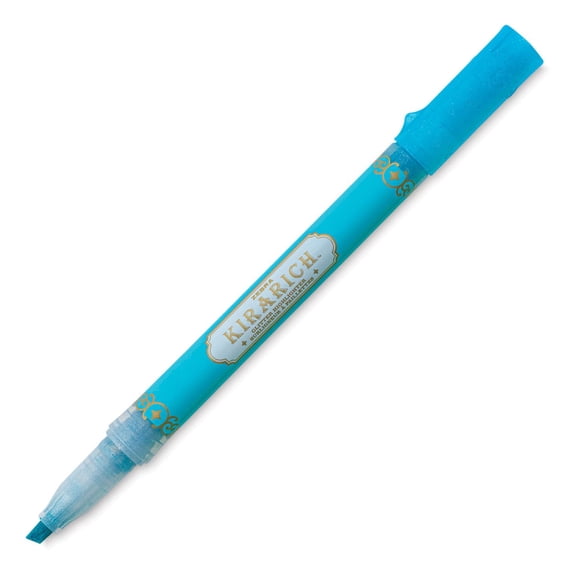 Zebra Kirarich Glitter Marker - Blue
