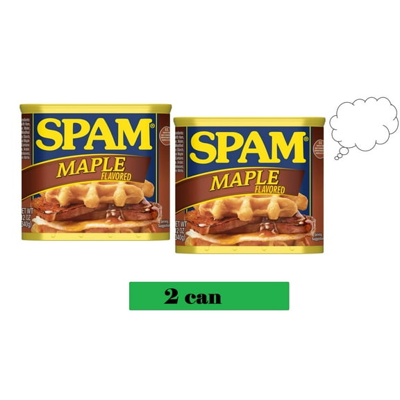 SPAM Maple 12oz can Hormel Foods 2 can