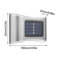 thumbnail image 3 of Fiudx Lámpara Solar de Jardín, Moderna Lámpara de Pared Impermeable, Iluminación Suave y Artística, Fácil Instalación, Ideal para Patios, Porches, Balcones y Espacios Exteriores Elegantes., 3 of 6
