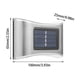 thumbnail image 3 of Fiudx Lámpara Solar de Jardín, Moderna Lámpara de Pared Impermeable, Iluminación Suave y Artística, Fácil Instalación, Ideal para Patios, Porches, Balcones y Espacios Exteriores Elegantes., 3 of 6