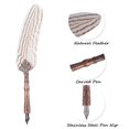 thumbnail image 3 of Bearachild Feather Signing Pen Stainless Steel Wedding Party Delicate Hotel Pens Props Fashion Indoor Home Banquet Juegos de teclado y mouse para computadora, 3 of 6