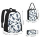 thumbnail image 2 of Easygdp Navy Blue Anchor Mochila para Niños y Niñas con Set de Caja de Almuerzo y Estuche para Lápices 3 en 1, Mochila Escolar Estampada para Adolescentes, 2 of 7