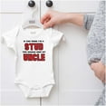 thumbnail image 5 of Think Im A Stud Meet My Uncle Bodysuit Jumper Boys Infant Baby Brisco Brands 18M, 5 of 6