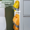 thumbnail image 2 of Inteprter Estante para zapatillas de pared para sala de estar, soporte para colgar zapatos, almacenamiento gratuito, organizador extraíble para ahorrar Juegos de accesorios de baño Gris Inteprter HA063497-02, 2 of 6