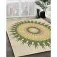 thumbnail image 2 of Ahgly Company Indoor Square Patterned Khaki Gold Area Rugs, 3' Square, 2 of 6