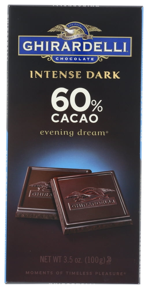 Ghirardelli Intense Dark 60% Cacao Evening Dream Bar - 3.5oz