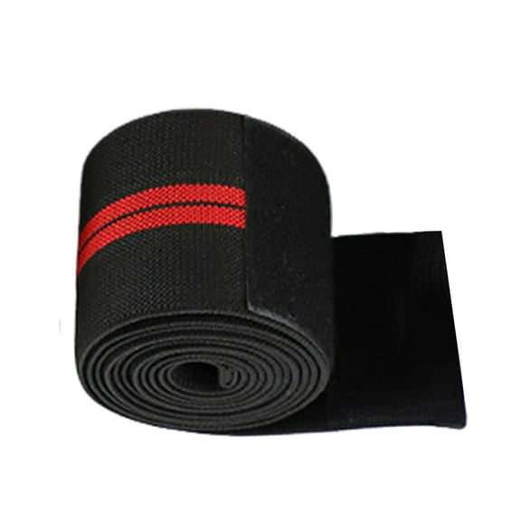 RUISINERY Elasticated Knee Wrap for Weightlifting and Squats Unisex Men and Women Gym Knee Sleeve Protector Band