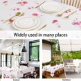 thumbnail image 6 of White Easter Tablecloth Rectangle - Waterproof and Spillproof Oblong Floral Spring Table Cloth for Dining Room, Outdoor Picnic and Wedding, 60 x 120 Inch, 6 of 6