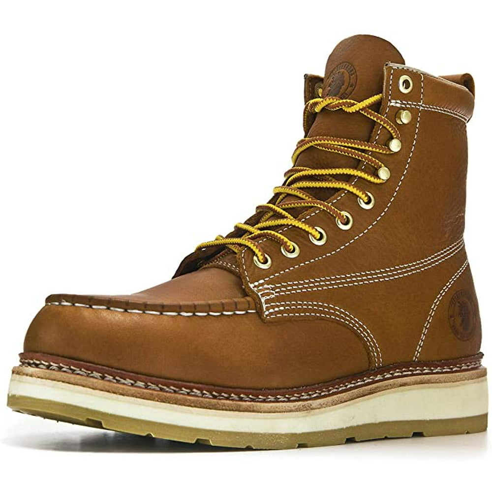 most comfortable moc toe work boots