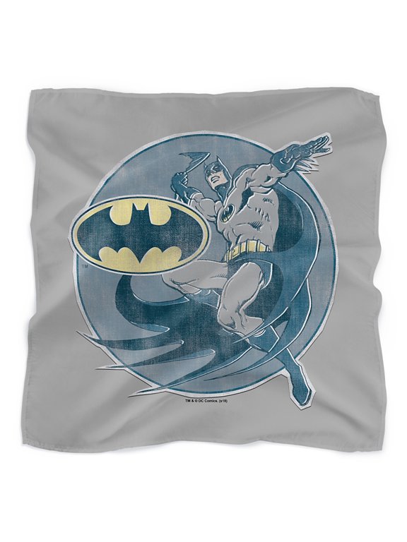 Batman Retro Iron-On Bandana (21 in x 21 in)
